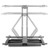 InLine premium aluminium wandbeugel voor flatscreen-tv 37-80 inch wit 70 kg
