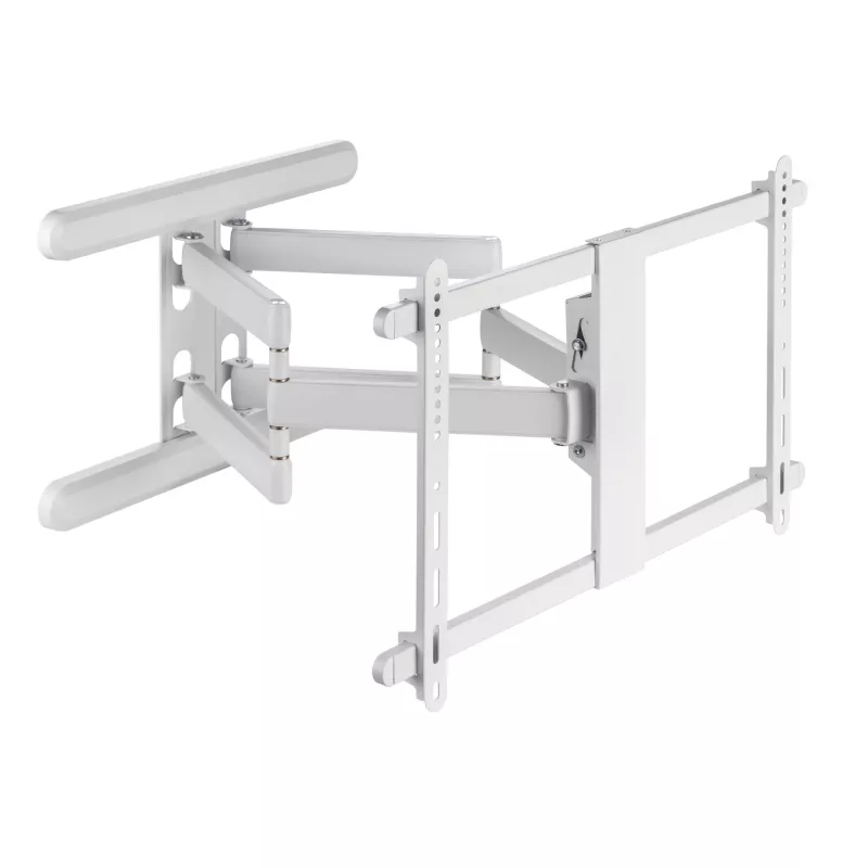 InLine premium aluminium wandbeugel voor flatscreen-tv 37-80 inch wit 70 kg