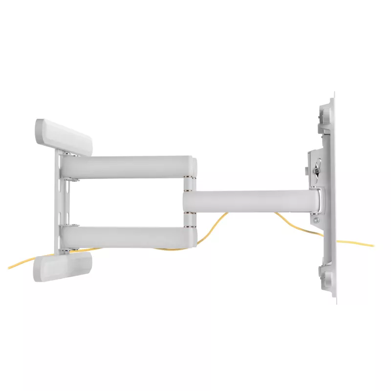 InLine premium aluminium wandbeugel voor flatscreen-tv 37-80 inch wit 70 kg