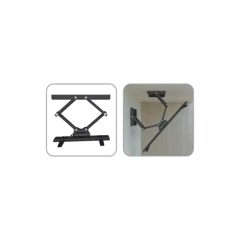InLine hoekwandbeugel voor TFT / LED / plasma 37 inch tot 63 inch tot 60 kg