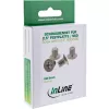 InLine schroeven voor 3,5-inch HDD/SSD, 3 mm, verzonken kop, zilver, 100 stuks