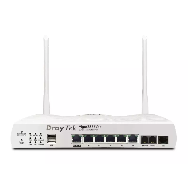 Tafelrouter DrayTek Vigor 2866AX dualband Wi-Fi 6