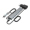 Hama 00200137 interface-hub USB 3.2 Gen 1 (3.1 Gen 1) Type-A + Type-C 5000 Mbit/s antraciet