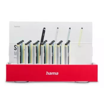 Hama mini-styluspen donkerblauw lichtblauw zilver geel 95 mm