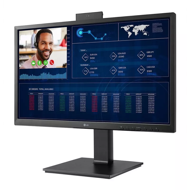 LG 24CQ651I-6P 23,8 inch Full HD All-in-One thin client, Intel Pentium N6005, 8GB RAM, 16GB eMMC