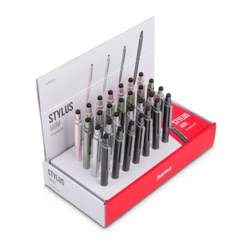 Hama Mini stylus-pen antraciet, grijs, roségoud, zilver