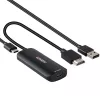 HDMI-naar-USB Type-C-converter Lindy 43423 met USB-stroomingang, 0,2 m kabel, HDMI + USB-C-aansluitingen