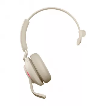 Jabra Evolve2 65 USB-C UC Mono - beige, draadloos, kantoor/callcenter, 20 - 20000 Hz, 99,2 g, headset, beige