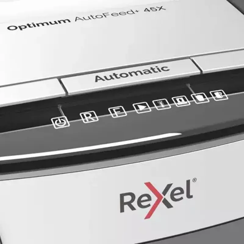 Rexel Optimum AutoFeed 45X automatische deeltjessnij-papiervernietiger P4