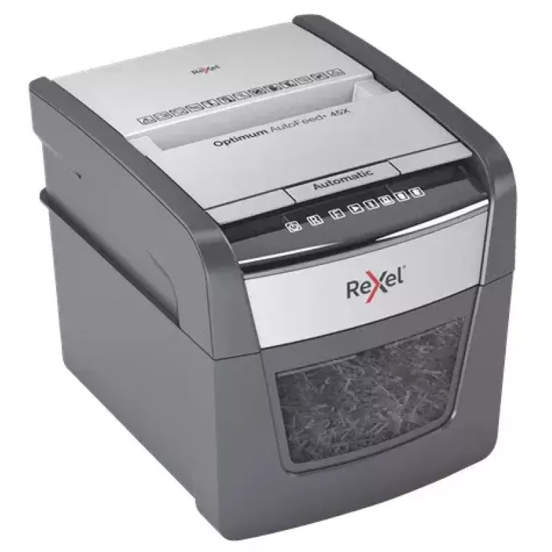 Rexel Optimum AutoFeed 45X automatische deeltjessnij-papiervernietiger P4