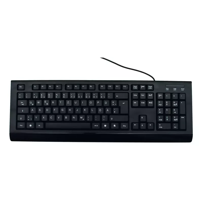 MediaRange MROS101 Office USB QWERTZ Duits zwart toetsenbord