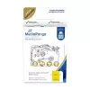 Plastic lintcassette MediaRange TZ-631 12 mm zwart op geel
