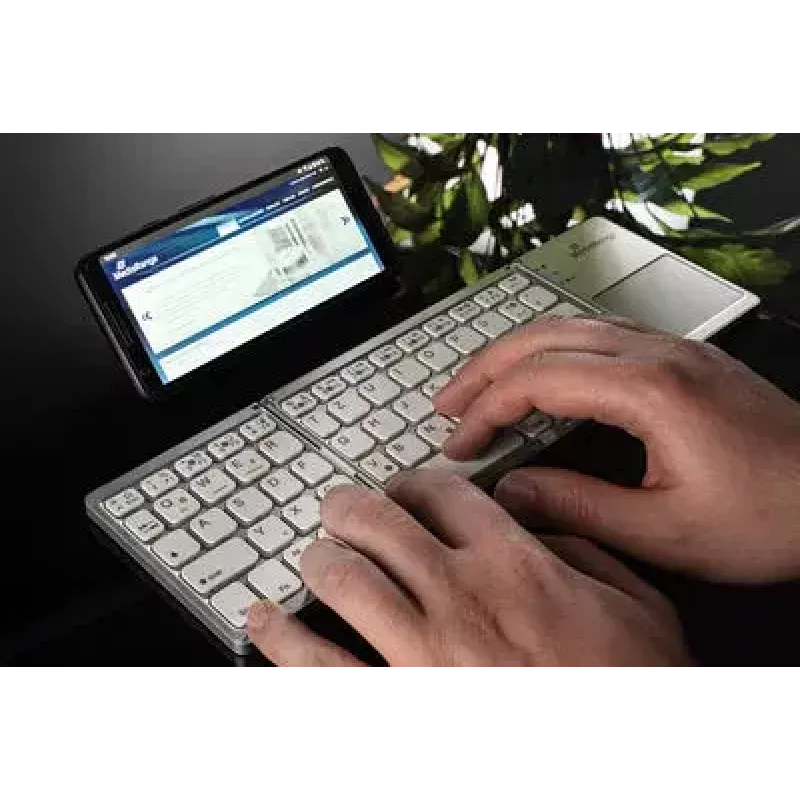 MediaRange MROS133 Office Bluetooth QWERTZ Duits Zwitsers zilver