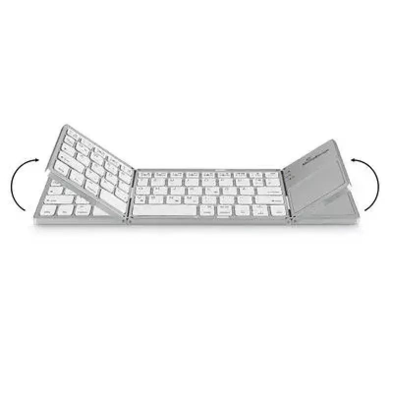MediaRange MROS133 Office Bluetooth QWERTZ Duits Zwitsers zilver