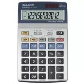 Tafelrekenmachine financiën Sharp EL-337C