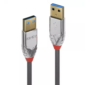 Lindy 36627 USB-kabel USB 3.2 Gen 1 (3.1 Gen 1) 2 m USB A grijs
