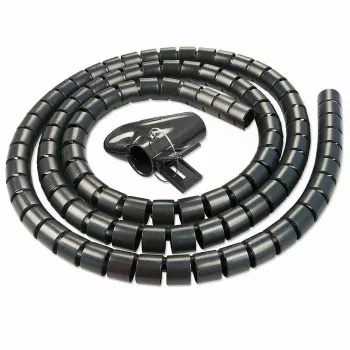 Lindy Spiraalkabelbundel, 5 m, 25 mm, zwart