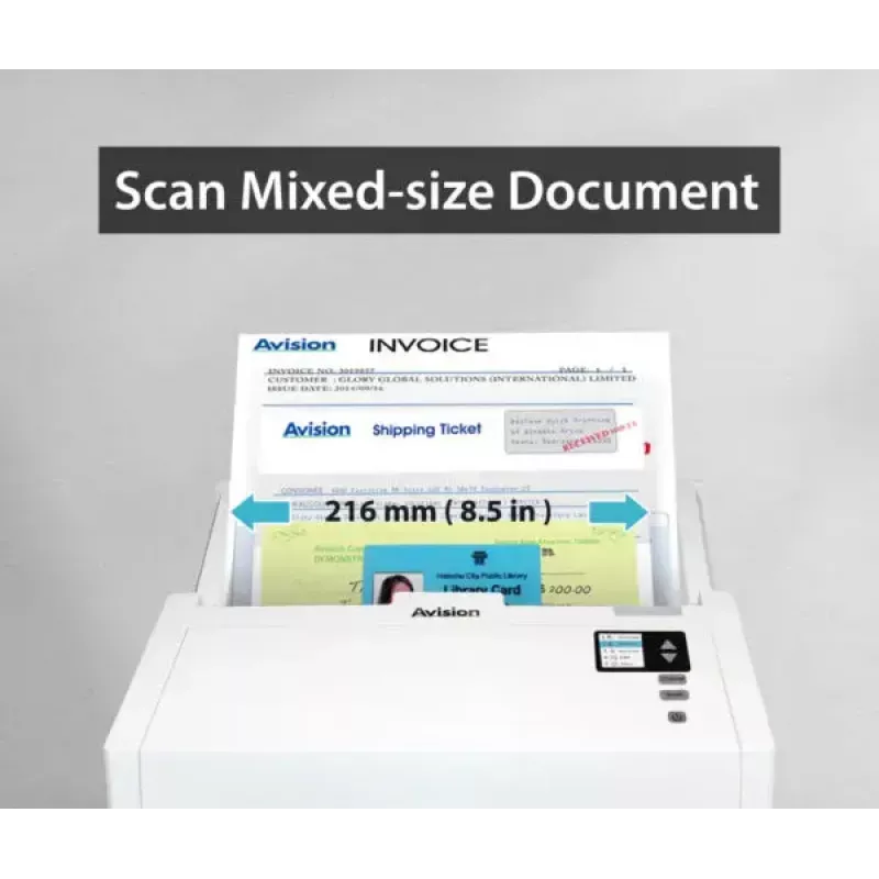 ADF-scanner Avision AD345GWN 1200 x 1200 dpi A4 wit