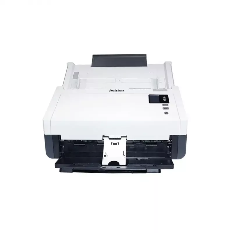 ADF-scanner Avision AD345GN — A4, 1200 x 1200 dpi, duplex, 100-vels-ADF, CIS, wit