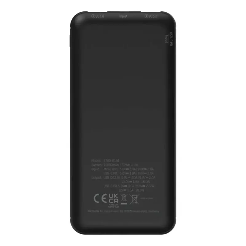 Draagbare powerbank Ansmann PB320PD 10000 mAh