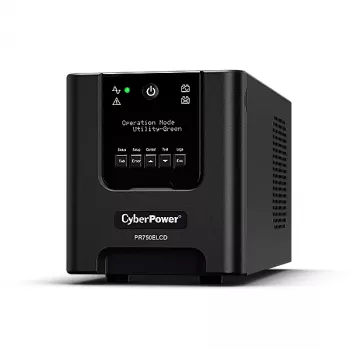 CyberPower PR750ELCDGR UPS (uninterruptible power supply) line-interactive 0,75 kVA 675 W 4 AC-uitgangen