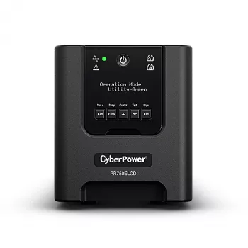 CyberPower PR750ELCDGR UPS (uninterruptible power supply) line-interactive 0,75 kVA 675 W 4 AC-uitgangen