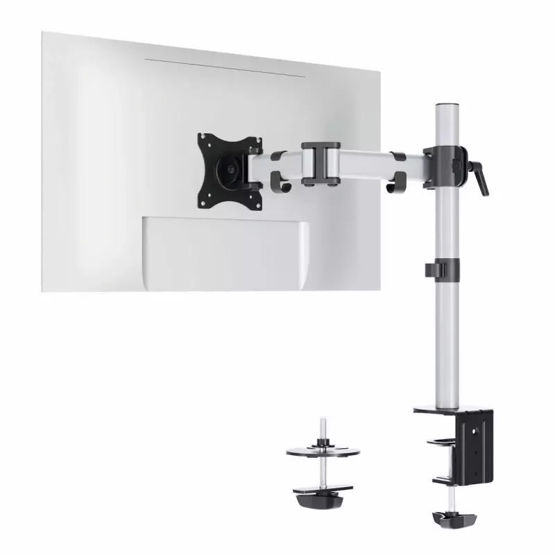 Durable SELECT Monitorhouder 509423 voor 1 monitor, bureaubevestiging, zilver