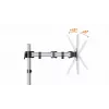 Durable SELECT Monitorhouder 509423 voor 1 monitor, bureaubevestiging, zilver