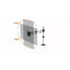 Durable SELECT Monitorhouder 509423 voor 1 monitor, bureaubevestiging, zilver