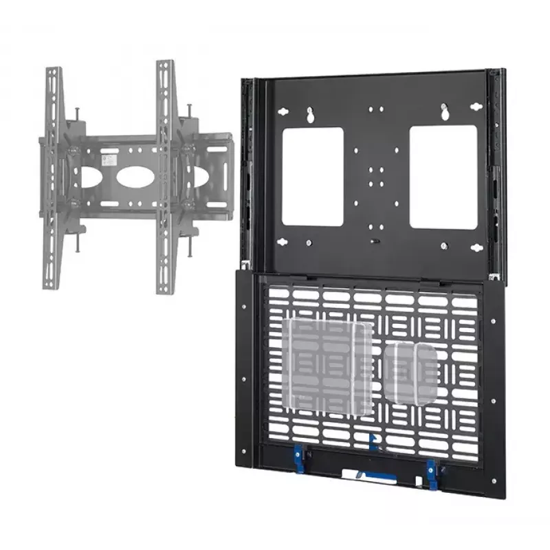 AV-standaardbuis-plank B-Tech BT7888/B zwart, 10 kg capaciteit