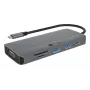 Dockingstation ICY BOX IB-DK4040a-CPD — 10-in-1 USB-C, HDMI 4K60Hz, VGA, 3×USB-A, Gigabit-LAN, PD 100W, SD/MicroSD, aluminium