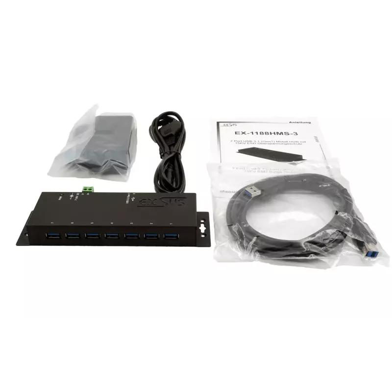 USB-hub EXSYS EX-1188HMS-3
