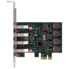 EXSYS 4-poorts USB 3.2 Gen 1 PCIe-kaart met self-power 3A Renesas