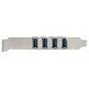EXSYS 4-poorts USB 3.2 Gen 1 PCIe-kaart met self-power 3A Renesas