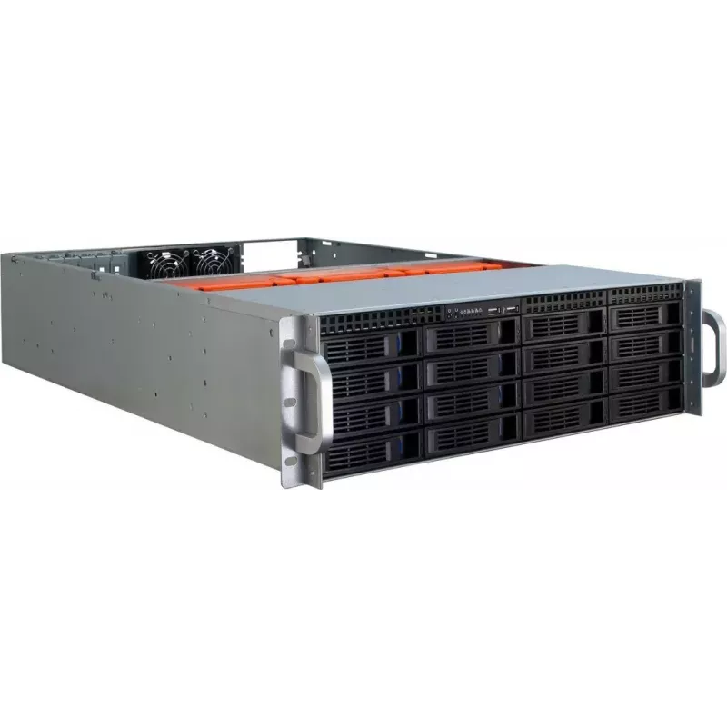 Serverbehuizing Inter-Tech 3U-3416 rack zwart