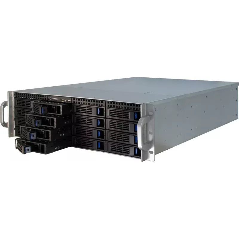 Serverbehuizing Inter-Tech 3U-3416 rack zwart