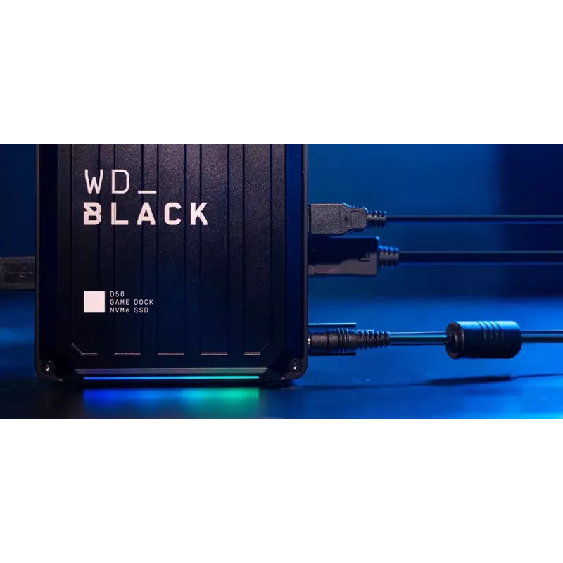 SSD Western Digital D50 bedrade Thunderbolt 3 zwart