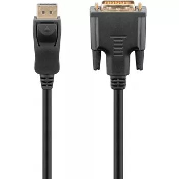Goobay DisplayPort/DVI-D adapterkabel 1.2 verguld 1 m