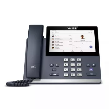 IP-telefoon Yealink MP56 Microsoft Teams Edition — 7 inch capacitief touchscreen, Android, Gigabit Ethernet, PoE, Bluetooth, bedrade hoorn