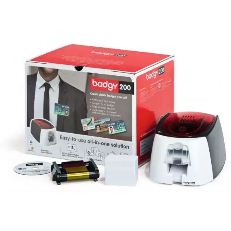 Kunststofkaartprinter Evolis Badgy200