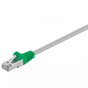 Crossover-kabel Goobay CAT 5e F/UTP 3 m grijs groen