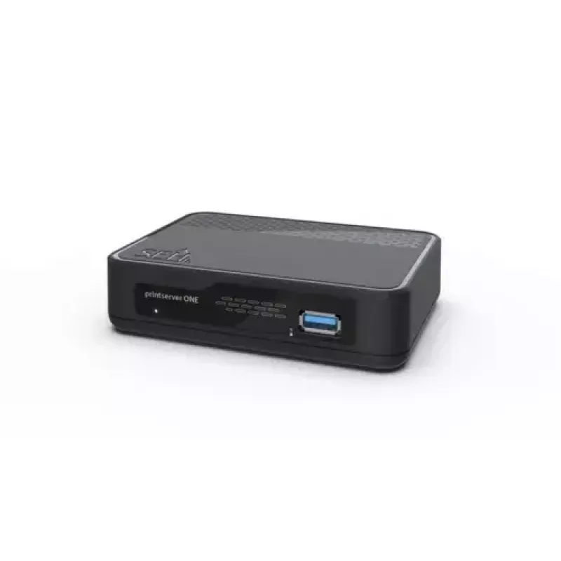 Printserver SEH printserver One Ethernet LAN zwart 10/100/1000 Mbit/s