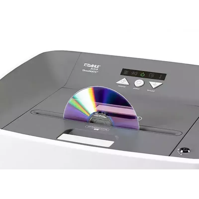 Documentenvernietiger Dahle ShredMATIC 300 microsnede 22 cm wit