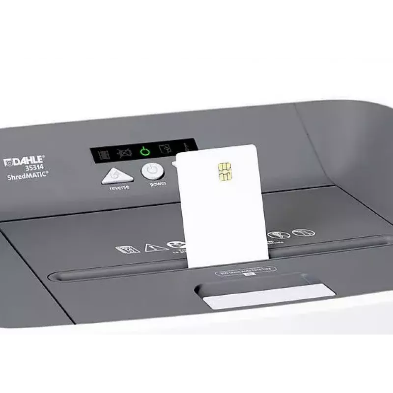Documentenvernietiger Dahle ShredMATIC 300 microsnede 22 cm wit