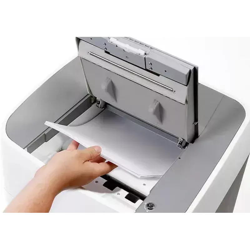 Documentenvernietiger Dahle ShredMATIC 300 microsnede 22 cm wit