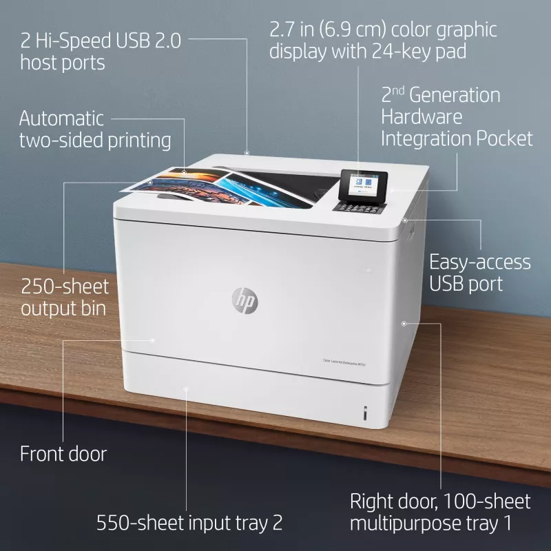 Printer HP Color LaserJet Enterprise M751dn laser kleur