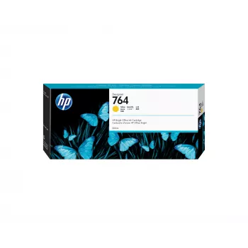 Inktpatroon HP 764 300 ml geel voor DesignJet (origineel, standaardcapaciteit, 300 ml)