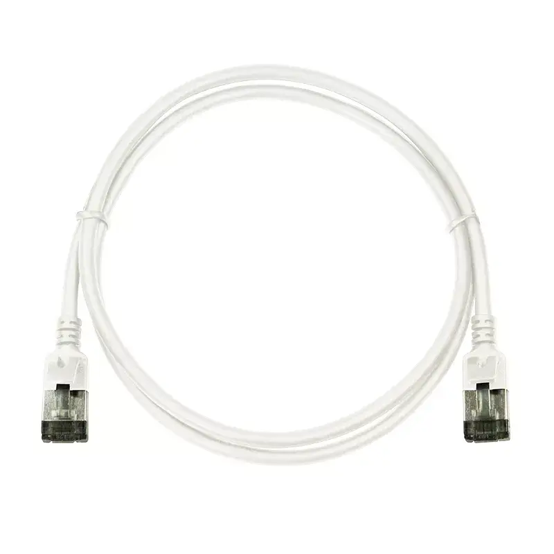Netwerkkabel LogiLink Ultraflex SlimLine RJ-45 Cat6a 1 m wit