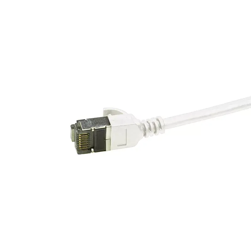 Netwerkkabel LogiLink Ultraflex SlimLine RJ-45 Cat6a 1 m wit