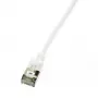 Netwerkkabel LogiLink Ultraflex SlimLine RJ-45 Cat6a 1 m wit